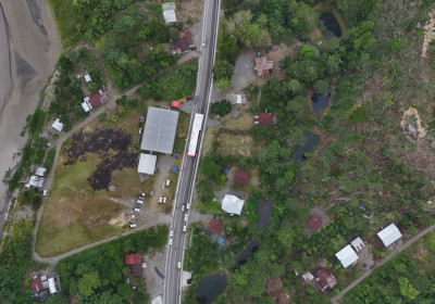 Inaguración del tramo de la Vía Toyuca