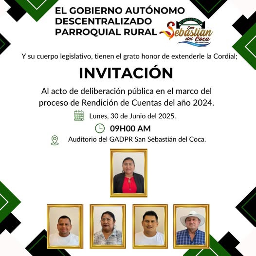 Invitación Rendició de Cuentas 2024